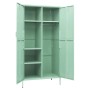 Mintgrüner Stahlschrank 90x50x180 cm von vidaXL, Kleiderschränke - Ref: Foro24-336248, Preis: 283,58 €, Rabatt: %