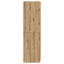 Armario de madera de ingeniería roble artesanal 80x52x180 cm en Armarios roperos | Comprar online en Foro24