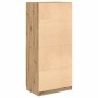 Armario de madera de ingeniería roble artesanal 80x52x180 cm en Armarios roperos | Comprar online en Foro24