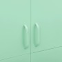Armario de acero verde menta 90x50x180 cm de vidaXL, Armarios roperos - Ref: Foro24-336248, Precio: 284,28 €, Descuento: %