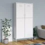 Armario de acero blanco 90x50x180 cm de vidaXL, Armarios roperos - Ref: Foro24-336251, Precio: 282,78 €, Descuento: %