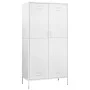 Weißer Stahlschrank 90x50x180 cm von vidaXL, Kleiderschränke - Ref: Foro24-336251, Preis: 287,56 €, Rabatt: %