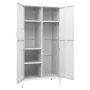 Armario de acero blanco 90x50x180 cm de vidaXL, Armarios roperos - Ref: Foro24-336251, Precio: 282,78 €, Descuento: %