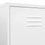 Armario de acero blanco 90x50x180 cm de vidaXL, Armarios roperos - Ref: Foro24-336251, Precio: 282,78 €, Descuento: %