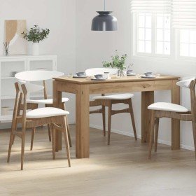 Mesa de Comedor Roble Artesano 120x60x76cm madera reconstituida en Mesas de cocina y de comedor | Comprar online en Foro24