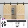 Sliding door with solid pine wood fittings 90x210 cm by vidaXL, Doors - Ref: Foro24-3057590, Price: 382,46 €, Discount: %