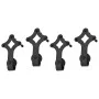 Black steel sliding door hardware kit 2 units 200 cm by vidaXL, doorframes - Ref: Foro24-3059841, Price: 111,80 €, Discount: %