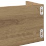 Estante pared CD madera ingeniería roble artisan 100x18x18 cm
