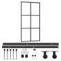 Schiebetür mit ESG Glas und Aluminium Beschlägen 102x205 cm von vidaXL, Türen - Ref: Foro24-3081948, Preis: 262,82 €, Rabatt: %
