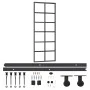 Schiebetür mit ESG-Glas und Aluminiumbeschlägen 76x205 cm von vidaXL, Türen - Ref: Foro24-3081956, Preis: 234,56 €, Rabatt: %