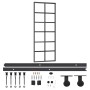 Schiebetür mit ESG-Glas und Aluminiumbeschlägen 76x205 cm von vidaXL, Türen - Ref: Foro24-3081956, Preis: 226,25 €, Rabatt: %