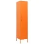 Orangefarbener Stahlschließfachschrank 35x46x180 cm von vidaXL, Schließfächer und Lagerschränke - Ref: Foro24-336255, Preis: ...