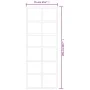 Schiebetür mit ESG-Glas und Aluminiumbeschlägen 76x205 cm von vidaXL, Türen - Ref: Foro24-3081956, Preis: 234,56 €, Rabatt: %