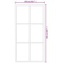 Schiebetür mit ESG Glas und Aluminium Beschlägen 102x205 cm von vidaXL, Türen - Ref: Foro24-3081948, Preis: 262,82 €, Rabatt: %