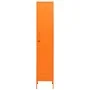 Orangefarbener Stahlschließfachschrank 35x46x180 cm von vidaXL, Schließfächer und Lagerschränke - Ref: Foro24-336255, Preis: ...