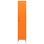 Orangefarbener Stahlschließfachschrank 35x46x180 cm von vidaXL, Schließfächer und Lagerschränke - Ref: Foro24-336255, Preis: ...