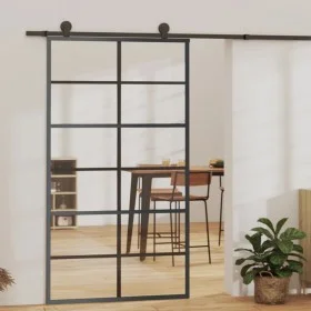 Sliding door with ESG glass and aluminum fittings 102x205 cm by vidaXL, Doors - Ref: Foro24-3081960, Price: 230,54 €, Discoun...