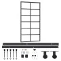 Schiebetür mit ESG Glas und Aluminium Beschlägen 102x205 cm von vidaXL, Türen - Ref: Foro24-3081960, Preis: 230,02 €, Rabatt: %