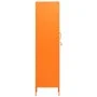 Orangefarbener Stahlschließfachschrank 35x46x180 cm von vidaXL, Schließfächer und Lagerschränke - Ref: Foro24-336255, Preis: ...