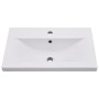 Lavabo encastrado de cerámica blanco 61x39,5x18,5 cm