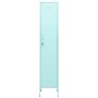 Mintgrüner Spindschrank aus Stahl, 35 x 46 x 180 cm von vidaXL, Schließfächer und Lagerschränke - Ref: Foro24-336257, Preis: ...