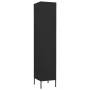 Black steel locker cabinet 35x46x180 cm by vidaXL, Lockers and storage cabinets - Ref: Foro24-336259, Price: 203,69 €, Discou...