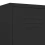 Black steel locker cabinet 35x46x180 cm by vidaXL, Lockers and storage cabinets - Ref: Foro24-336259, Price: 203,69 €, Discou...