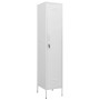White steel locker cabinet 35x46x180 cm by vidaXL, Lockers and storage cabinets - Ref: Foro24-336260, Price: 182,60 €, Discou...