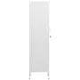 Schließfachschrank aus weißem Stahl, 35 x 46 x 180 cm von vidaXL, Schließfächer und Lagerschränke - Ref: Foro24-336260, Preis...