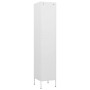 White steel locker cabinet 35x46x180 cm by vidaXL, Lockers and storage cabinets - Ref: Foro24-336260, Price: 182,60 €, Discou...