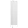 White steel locker cabinet 35x46x180 cm by vidaXL, Lockers and storage cabinets - Ref: Foro24-336260, Price: 217,05 €, Discou...