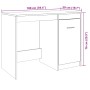 Escritorio de madera de ingeniería roble artisan 100x50x76 cm