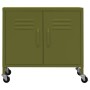 Olivgrüner Stahlschrank 60x35x56 cm von vidaXL, Schließfächer und Lagerschränke - Ref: Foro24-336261, Preis: 122,66 €, Rabatt: %