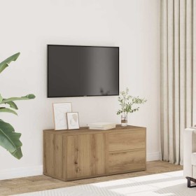 Mueble de TV madera de ingeniería roble artisan 80x34x35,5 cm