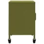Armario de almacenamiento acero verde oliva 60x35x56 cm de vidaXL, Taquillas y armarios de almacenamiento - Ref: Foro24-33626...