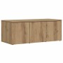 Mueble para TV madera contrachapada roble artisan 80x34x30 cm