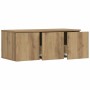 Mueble para TV madera contrachapada roble artisan 80x34x30 cm