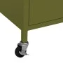 Armario de almacenamiento acero verde oliva 60x35x56 cm de vidaXL, Taquillas y armarios de almacenamiento - Ref: Foro24-33626...