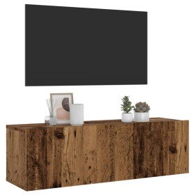 Mueble de TV de pared madera ingeniería envejecida 100x30x30 cm en Muebles TV | Comprar online en Foro24