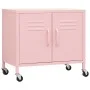 Armario de almacenamiento acero rosa 60x35x56cm de vidaXL, Taquillas y armarios de almacenamiento - Ref: Foro24-336265, Preci...