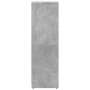 Armario de baño madera contrachapada gris 30x30x95 cm