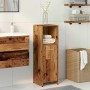 Armario de baño madera contrachapada envejecida 30x30x95 cm en Muebles de baño | Comprar online en Foro24