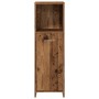 Armario de baño madera contrachapada envejecida 30x30x95 cm en Muebles de baño | Comprar online en Foro24