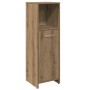 Armario de baño madera contrachapada roble artisan 30x30x95 cm