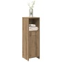 Armario de baño madera contrachapada roble artisan 30x30x95 cm