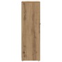 Armario de baño madera contrachapada roble artisan 30x30x95 cm