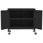 Black steel storage cabinet 60x35x56cm by vidaXL, Lockers and storage cabinets - Ref: Foro24-336268, Price: 123,81 €, Discoun...