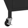 Aufbewahrungsschrank aus schwarzem Stahl, 60 x 35 x 56 cm von vidaXL, Schließfächer und Lagerschränke - Ref: Foro24-336268, P...
