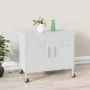 White steel storage cabinet 60x35x56 cm by vidaXL, Lockers and storage cabinets - Ref: Foro24-336269, Price: 124,01 €, Discou...