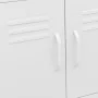 White steel storage cabinet 60x35x56 cm by vidaXL, Lockers and storage cabinets - Ref: Foro24-336269, Price: 124,01 €, Discou...